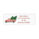 Search for pickup return address labels Vintage pickup truck