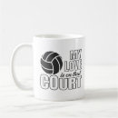 Search for volleyball fan mugs Athlete inspired design