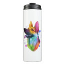 Search for watercolor wolf mugs Dog