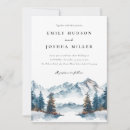 Search for pine trees wedding invitations Mountain