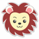 Search for lion face stickers Wild