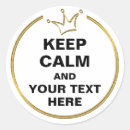 Search for crown gold stickers Keep calm