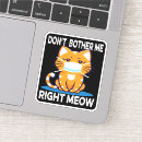 Search for grumpy stickers Funny cat