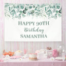 Search for 90th birthday banners Botanical