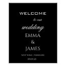 Search for welcome wedding posters Black and white