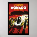 Search for vintage racing cars posters Monaco