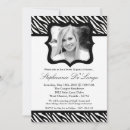 Search for black zebra invitations Trendy