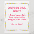 Search for egg hunt flyers Cute