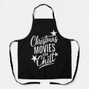 Search for funny movie aprons Santa
