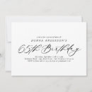 Search for elegant 65th birthday invitations Sixty five