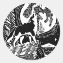 Search for black wolf stickers Howling