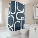 Search for navy blue and white shower curtains Minimalist