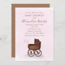 Search for carriage baby girl shower invitations It's a girl