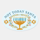 Search for funny santa stickers Menorah