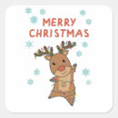 Search for red nosed reindeer stickers Snowflakes