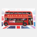 Search for double decker bus stickers Union jack