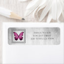 Search for butterfly return address labels Modern