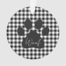 Search for black and white dog christmas tree decorations Modern