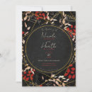 Search for red black gold wedding invitations Elegant