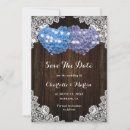 Search for purple hydrangea save the dates Floral