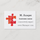 Search for jigsaw puzzle business cards Connect