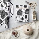 Search for new house wrapping paper Black