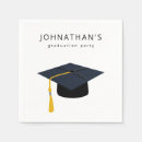 Search for graduation hat napkins White
