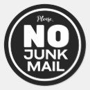 Search for junk stickers No junk mail