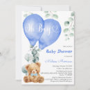 Search for oh baby boy shower invitations Baby blue white green