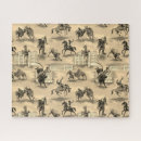 Search for vintage cowboy puzzles Horse
