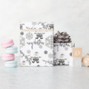 Search for black and white santa wrapping paper Merry christmas