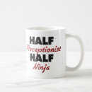 Search for receptionists mugs Job