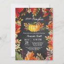Search for fall baby shower invitations A little pumpkin