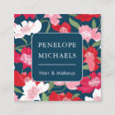 Search for red floral pattern business cards Boho