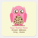 Search for owl address stickers Owls