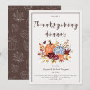 Search for floral thanksgiving invitations Blue