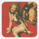 Search for retro 1950s stickers Red