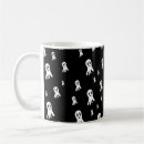 Search for black and white ghost mugs Pattern