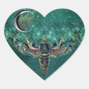 Search for green moon stickers Moth