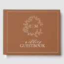 Search for monogram wedding guest books Calligraphy