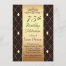 Search for 75th diamond birthday invitations Pattern