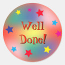 Search for motivational kid stickers Well done