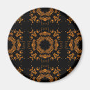 Search for orange damask magnets Vintage