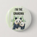 Search for cute panda badges Black and white