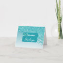 Search for fifties thank you cards 50th