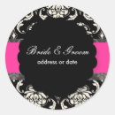 Search for hot pink damask stickers Pixdezines