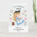 Search for alice in wonderland cards Pink and gold