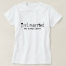 Search for mr mrs tshirts Just married