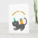 Search for cute puns birthday cards Cat