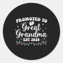Search for promoted to grandma stickers Xmas promotions